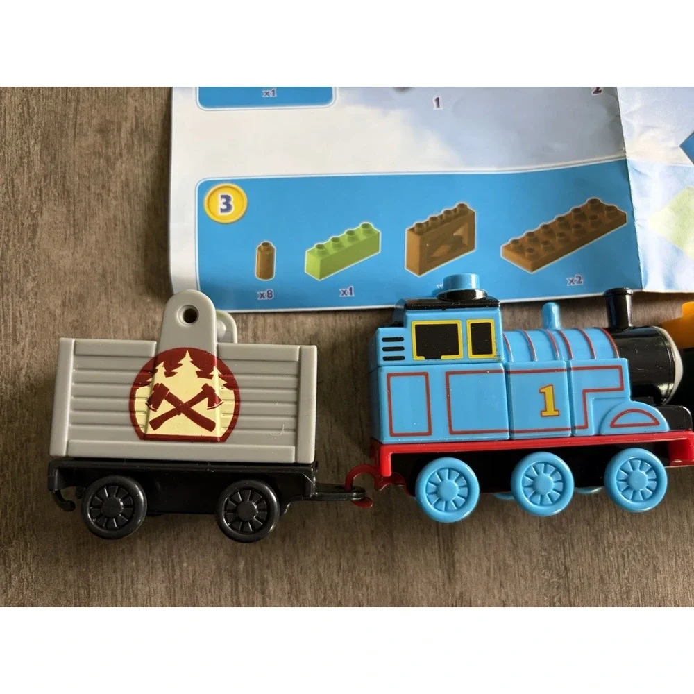 Mega Bloks Thomas & Friends Logging Camp 34 Pc Set Block Duplo Lego Build Train